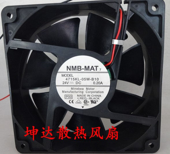 NMB 4715KL-05W-B10 24V 0.2A 2wires Cooling Fan