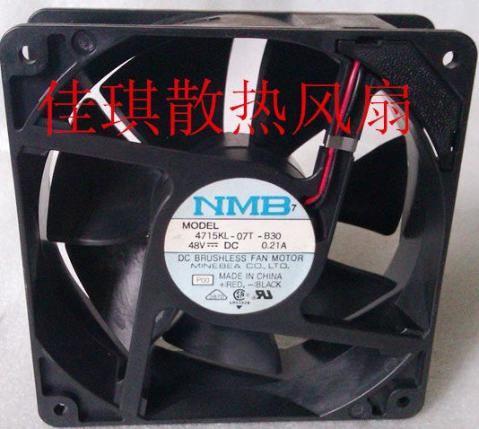 NMB 4715KL-07T-B30 48V 0.21A 2wires Cooling Fan