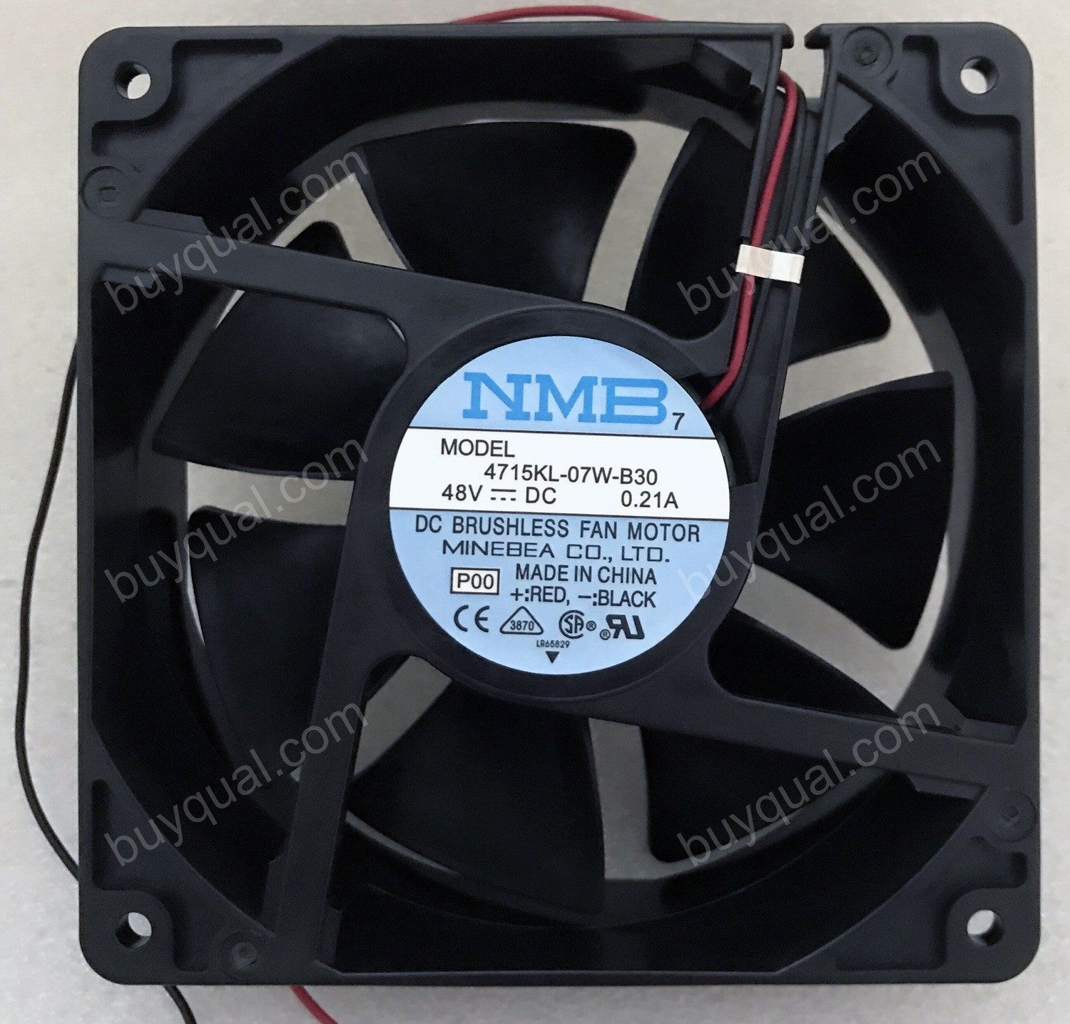 NMB 4715KL-07W-B30 48V 0.21A 2wires Cooling Fan