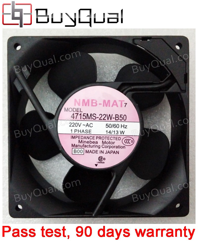 NMB 4715MS-22W-B50 220V 14/13W 2wires Cooling Fan
