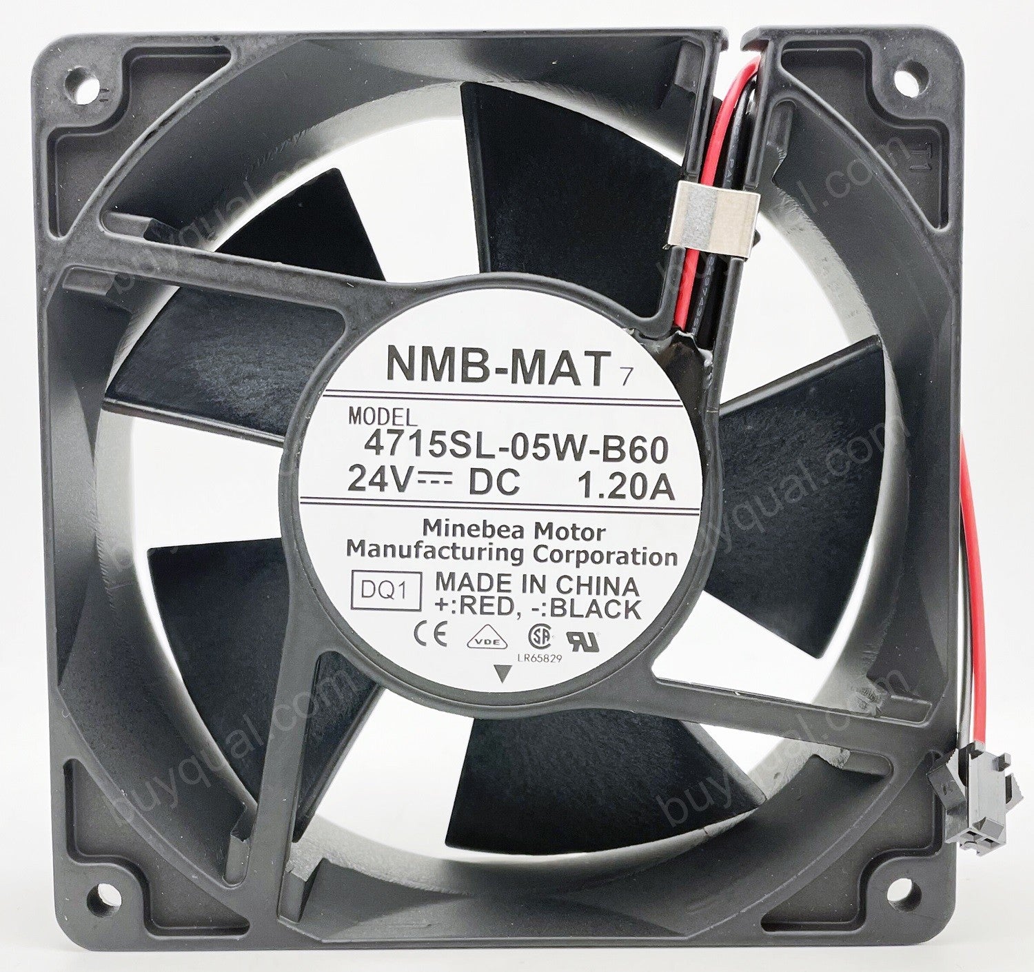 NMB 4715SL-05W-B60 4715SL-05W-B60-DQ1 4715SL-05W-B60-D00 24V 1.2A 2wires Cooling Fan - Metal Frame Original New