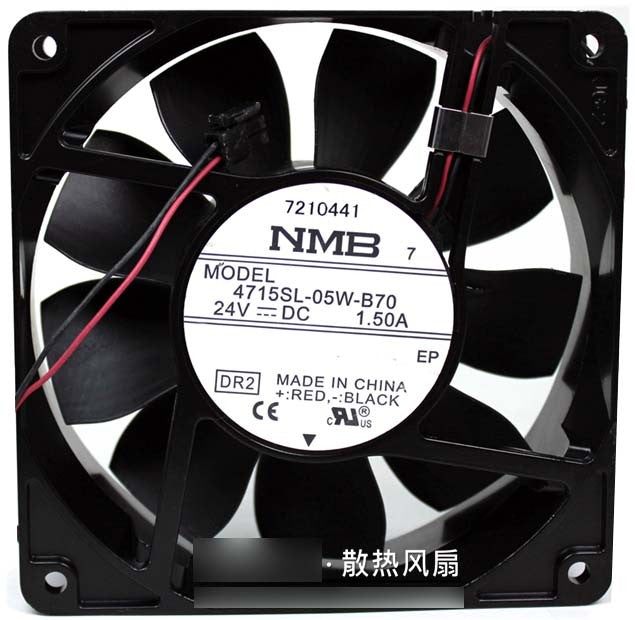 NMB 4715SL-05W-B70 24V 1.50A 2wires Cooling Fan