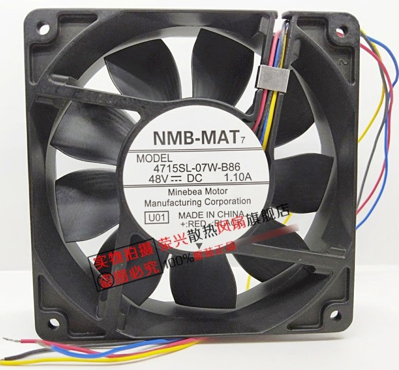 NMB 4715SL-07W-B86 48V 1.10A 3wires cooling fan