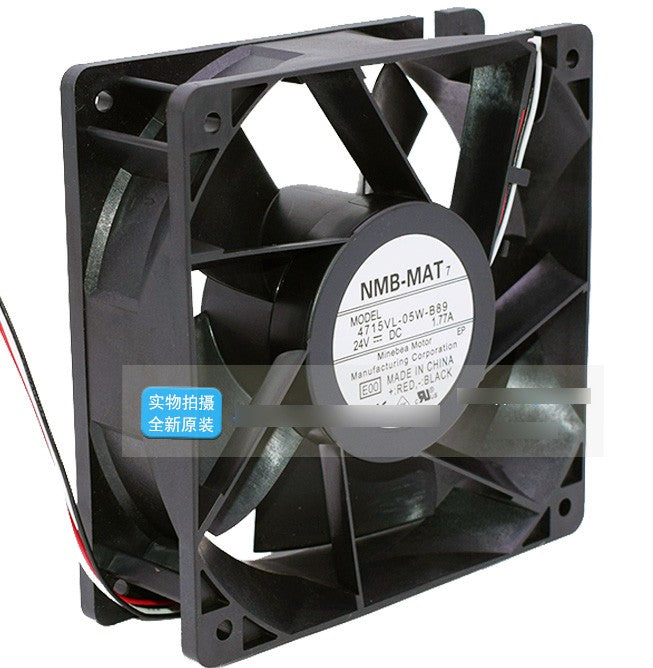 NMB 4715VL-05W-B89 4715VL-05W-B89-E00 24V 1.77A 3wires Cooling Fan