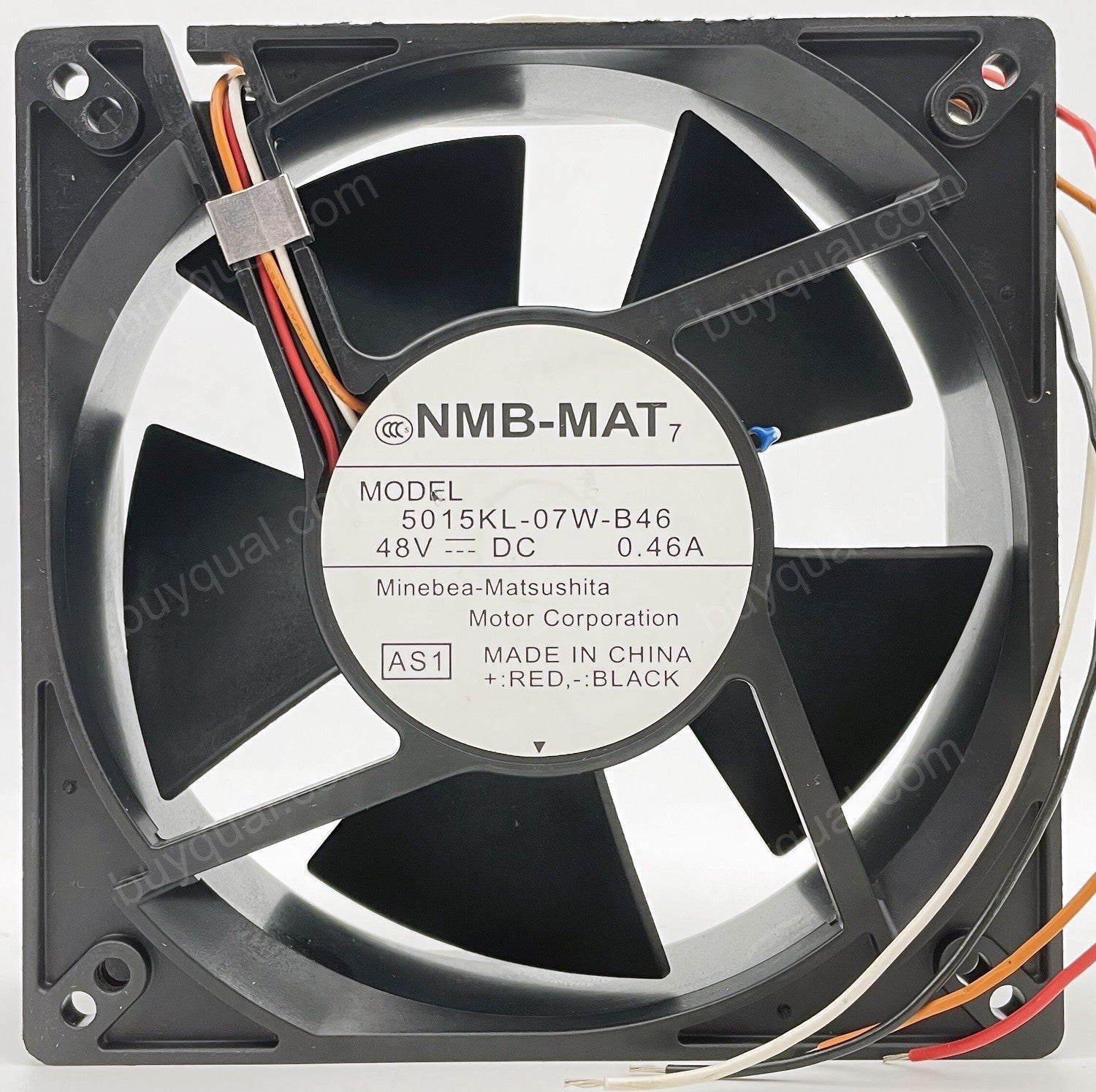 NMB 5015KL-07W-B46 48V 0.46A 4wires Cooling Fan