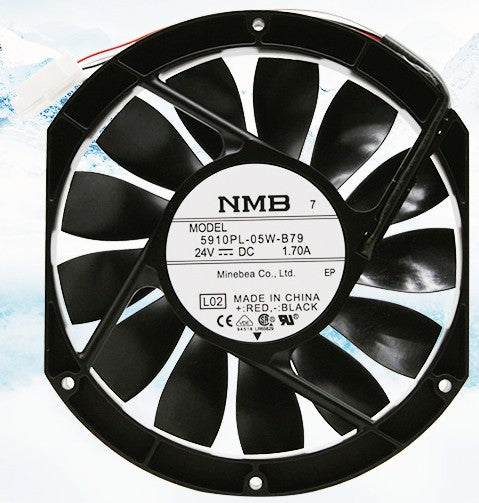 NMB 5910PL-05W-B79 24V 1.7A 3wires Cooling Fan