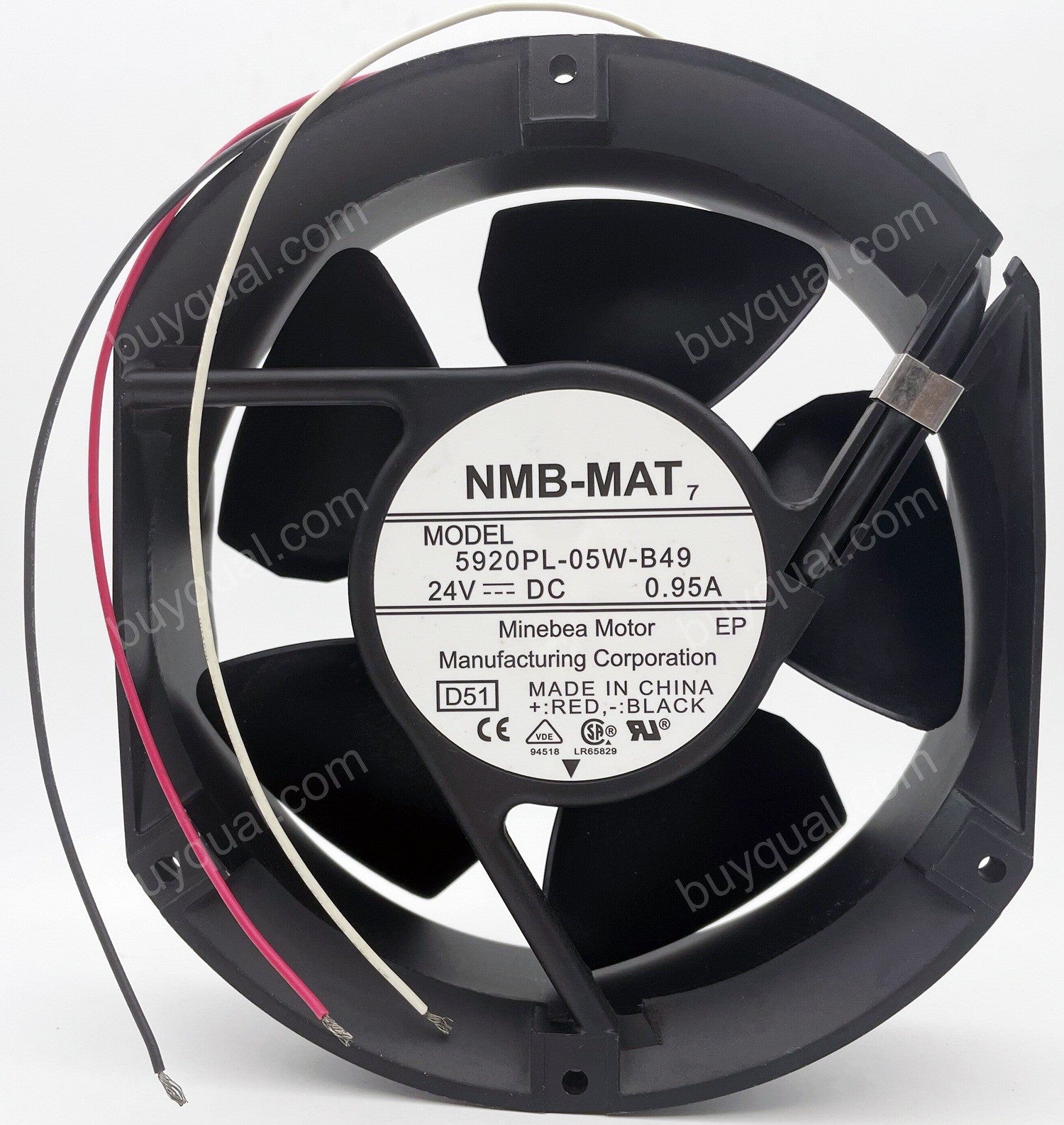NMB 5920PL-05W-B49 -D50 -D51 24V 0.95A 3wires cooling fan