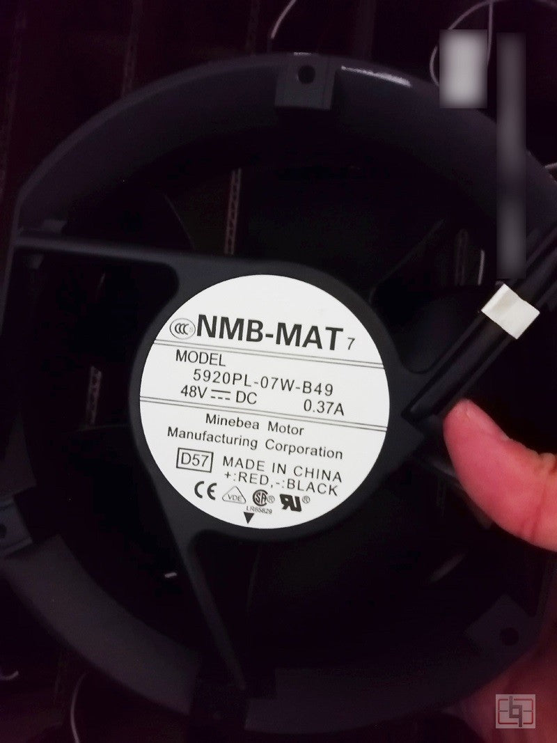 NMB 5920PL-07W-B49 48V 0.37A 3wires Cooling Fan