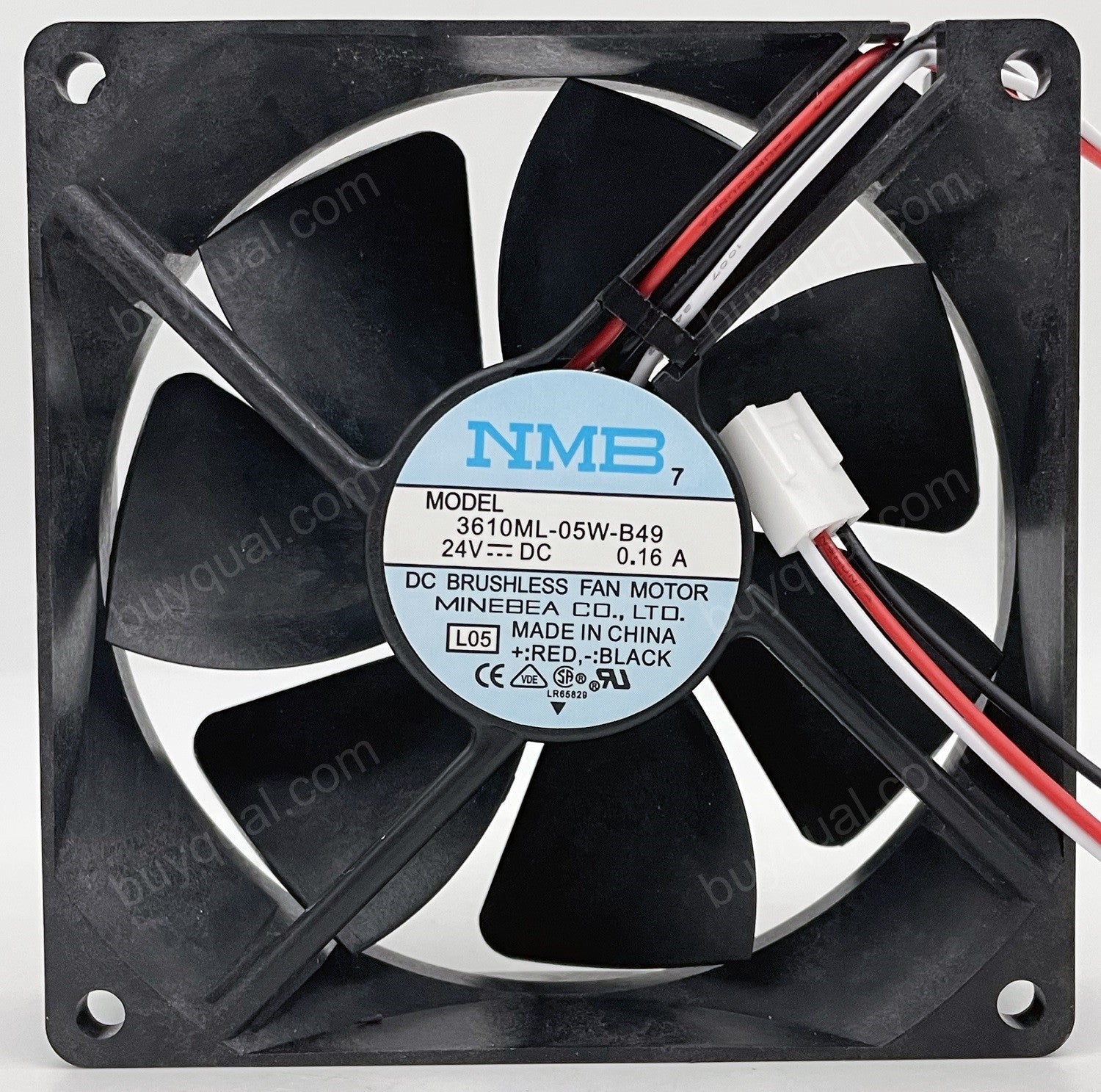NMB A90L-0001-0488 3610ML-05W-B49 24V 0.16A 3wires Cooling Fan
