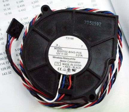 NMB BG0702-B043-POS 12V 0.21A 4wires Cooling Fan