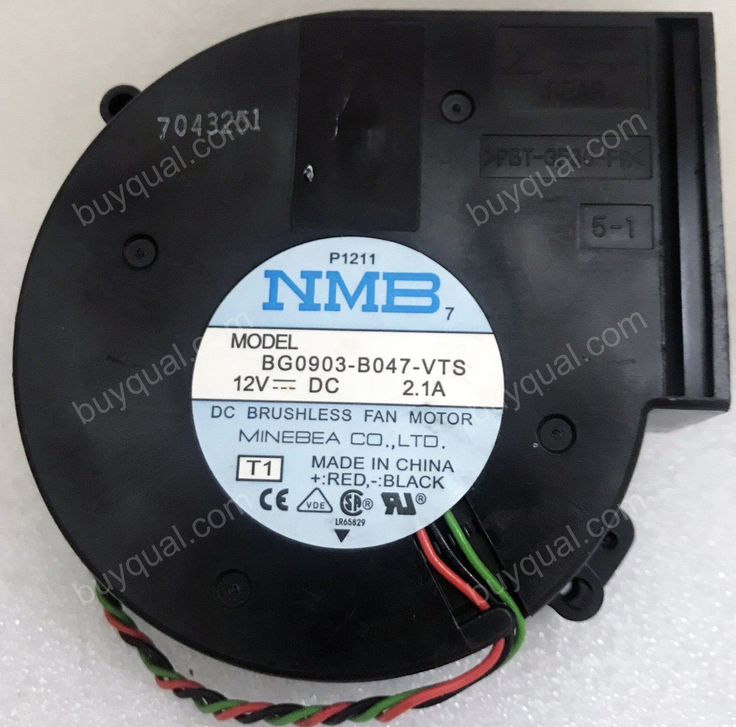 NMB BG0903-B047-VTS 12V 2.1A 3wires Cooling Fan