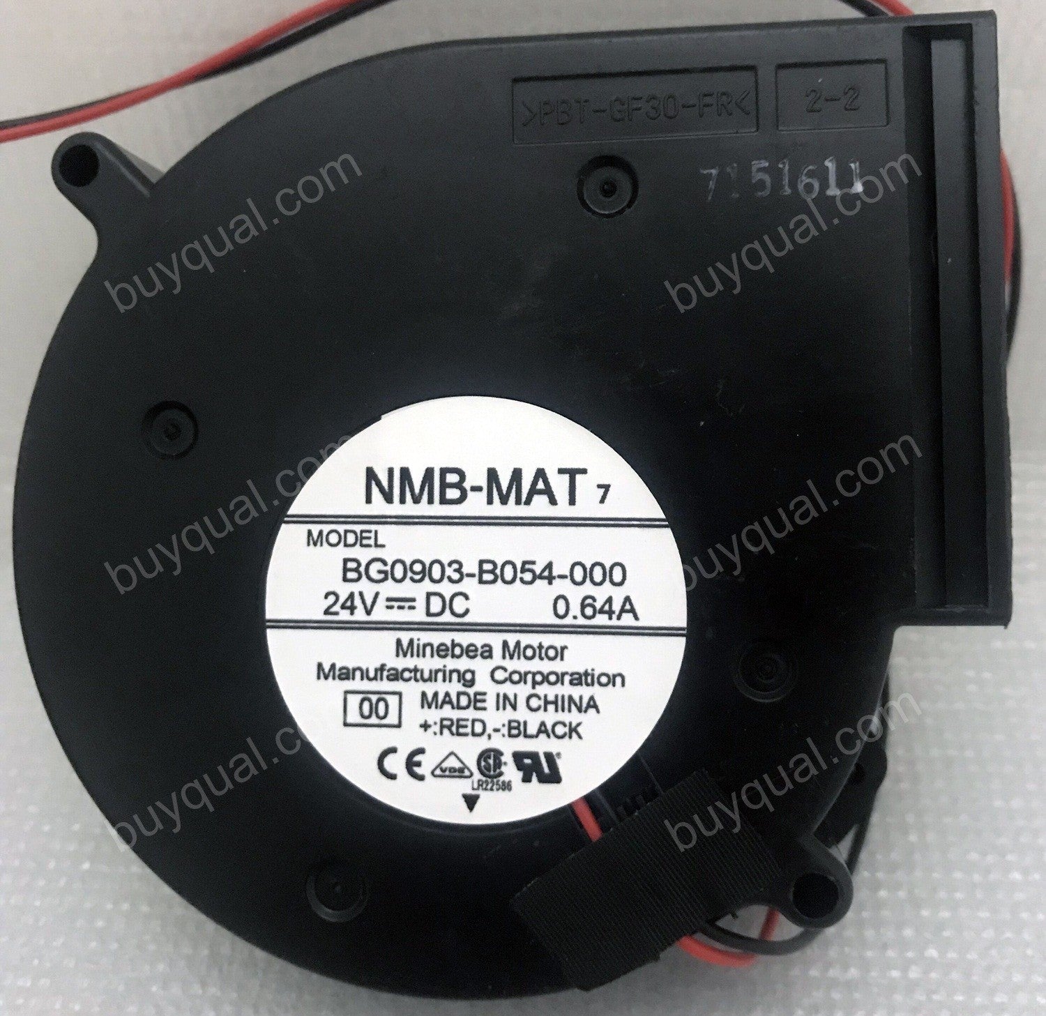 NMB BG0903-B054-000 24V 0.64A 2wires Cooling Fan