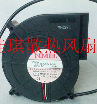 NMB BG1002-B043-00L 12V 0.53A 3wires Cooling Fan