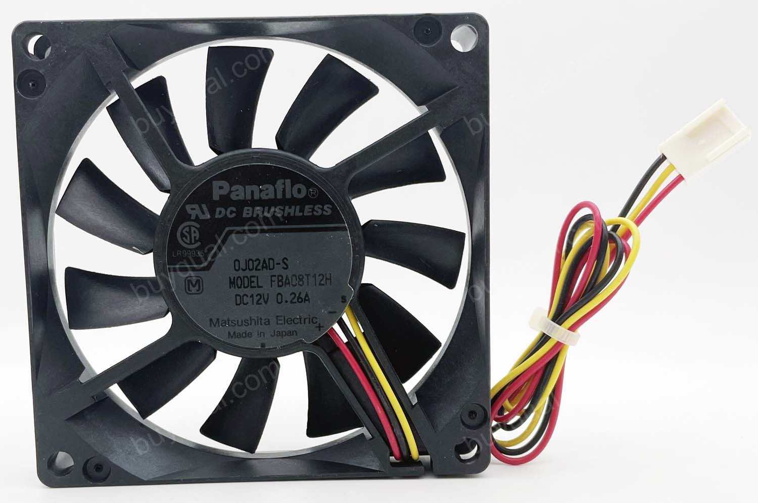 NMB FBA08T12H 12V 0.26A 3wires Cooling Fan