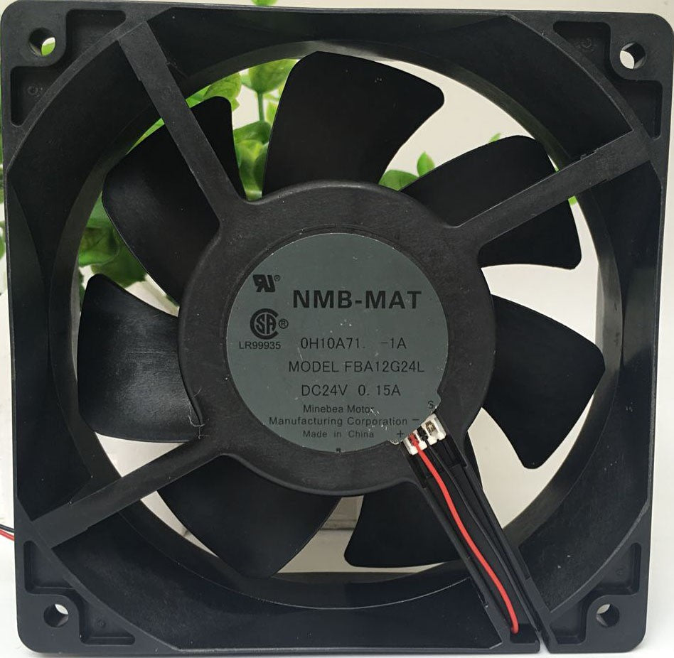 NMB FBA12G24L 24V 0.15A 3.6W 2wires Cooling Fan