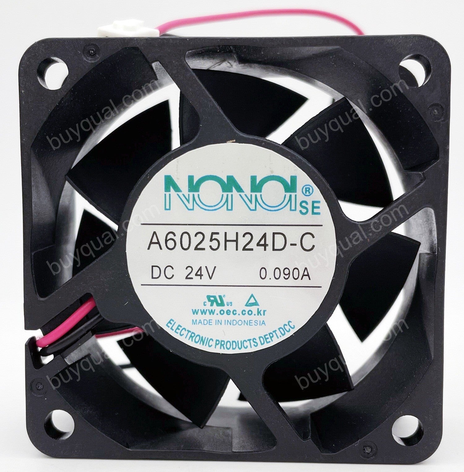 NONOI A6025H24D-C 24V 0.090A 2wires cooling fan