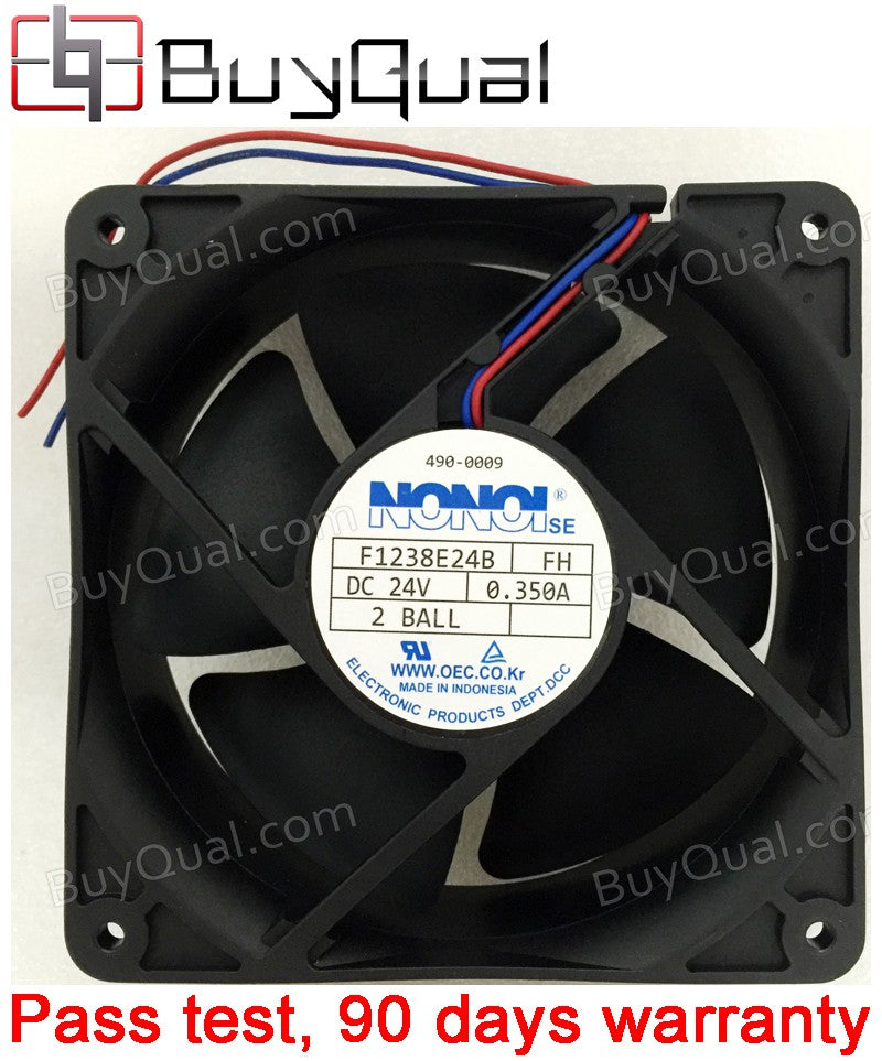 NONOI F1238E24B 24V 0.35A 2wires Cooling Fan