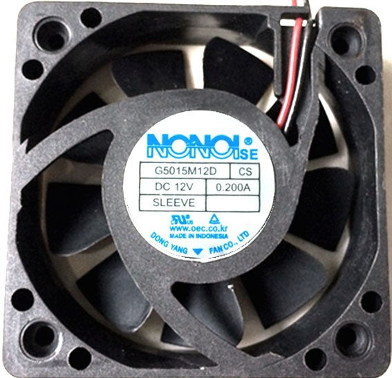NONOI G5015M12D 12V 0.200A 2wires cooling fan