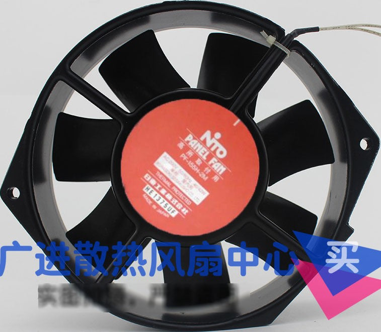 NTO PF-150-2M 200V 0.33/0.28A 46/42W 2wires cooling Fan - New