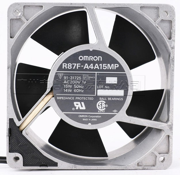 OMRON R87F-A4A15MP 200V 15/14W 2wires Cooling Fan