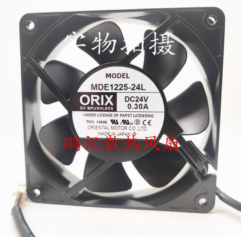 ORIX MDE1225-24L 24V 0.30A 3wires Cooling Fan