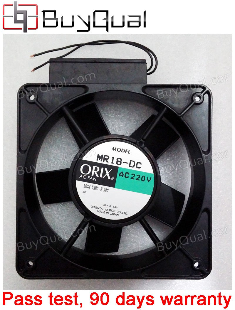 ORIX MR18-DC MR18-TTA MR18-CTA MR18-BTA 220V 50/60Hz 0.25A/0.3A 2wires Cooling Fan