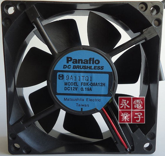 panaflo FBK-08A12H 12V 0.19A 2wires Cooling Fan