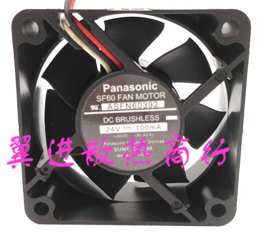 Panasonic ASFN60392 24V 100mA 3wires Cooling Fan