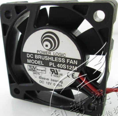 Power Logic PL40S12M 12V 0.05A 2wires Cooling Fan