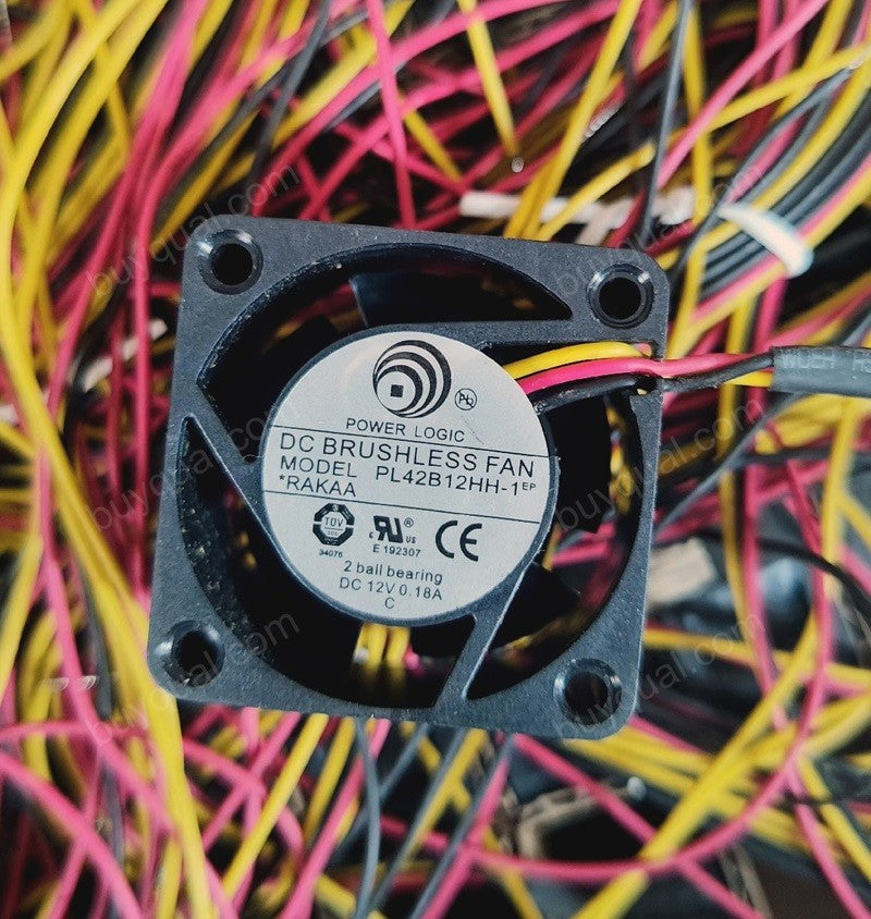 Power Logic PL42B12HH-1 12V 0.18A 3wires Cooling Fan