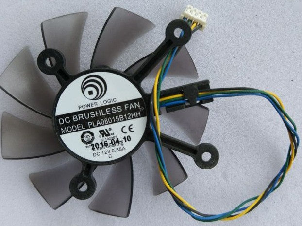 POWER LOGIC PLA08015B12HH 12V 0.35A 4wires Cooling Fan