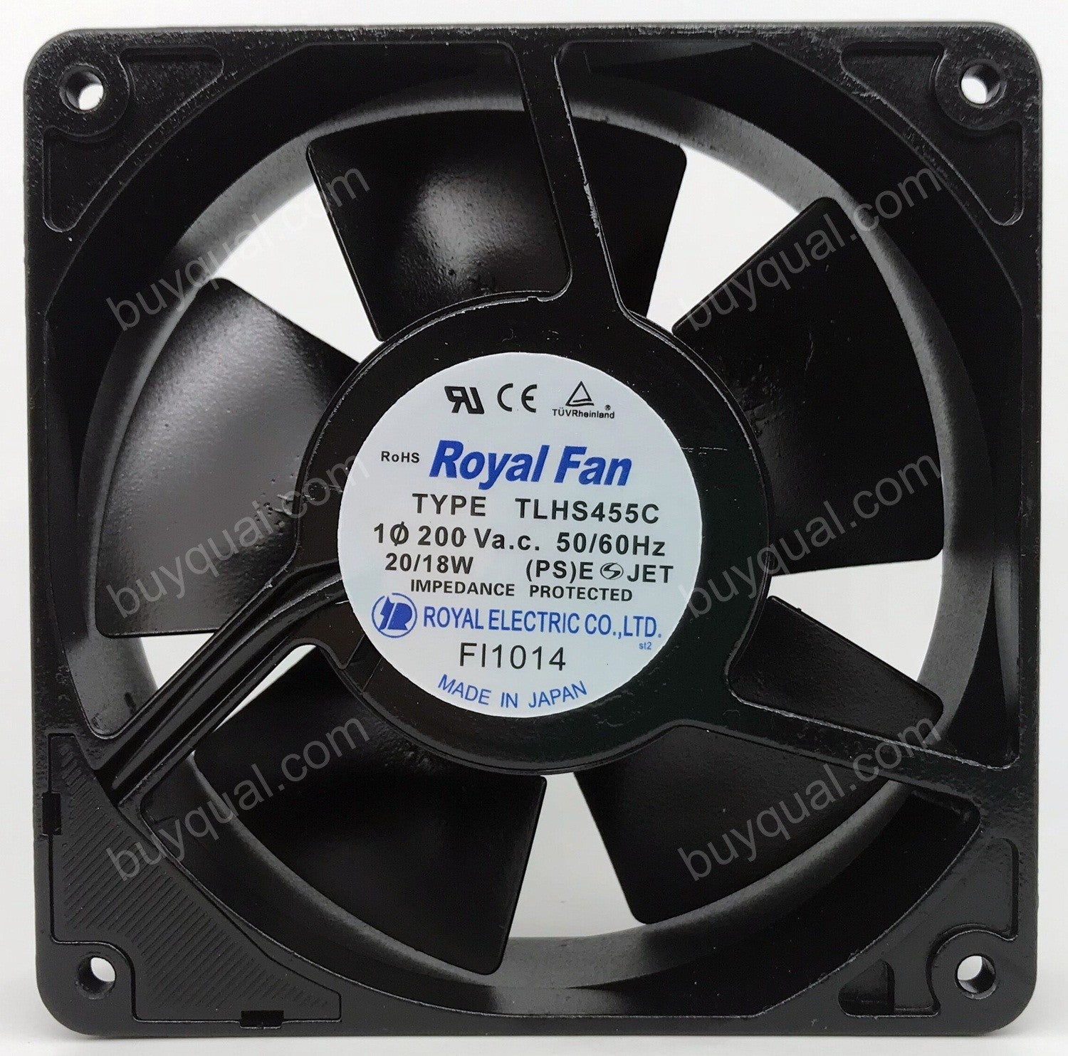 Royal Fan TLHS455C 200V 20/18W 2wires Cooling Fan
