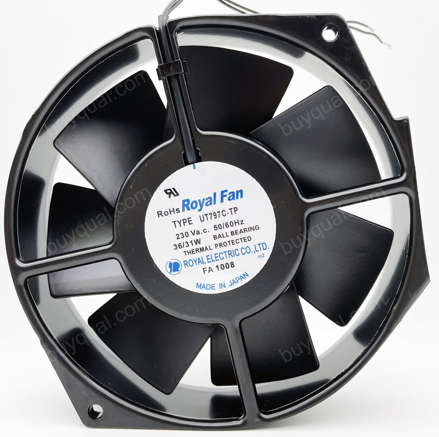 ROYAL FAN TYPE UT797C-TP UT797C-TP[B13] UT797C-TP[A69] 230V 36/31W 2wires cooling Fan - New