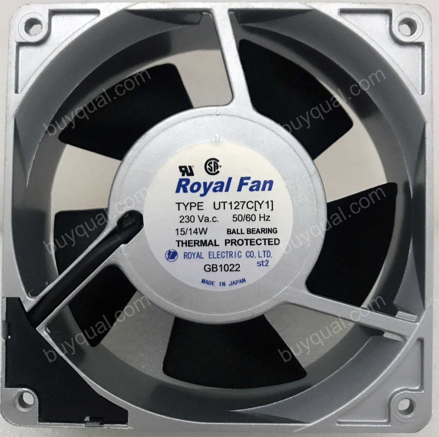 ROYAL FAN UT127C[Y1]  230V 15/14W cooling Fan
