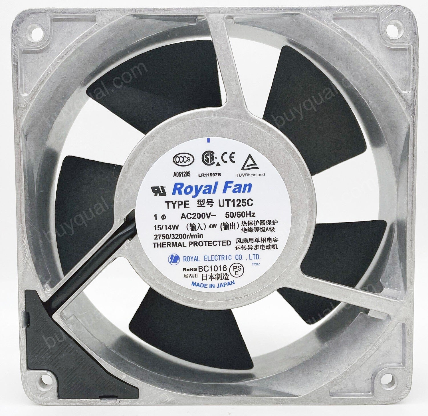 Royal UT125C UT125C9 200V 15/14W Cooling Fan