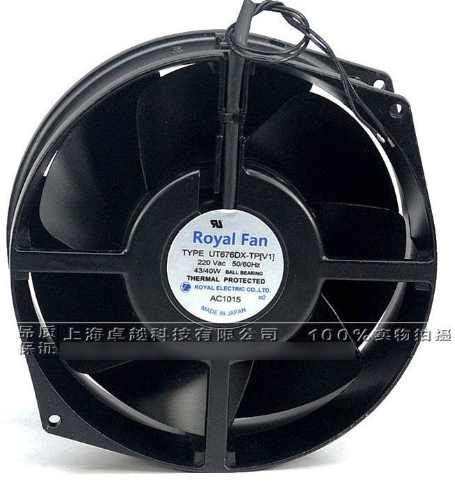 ROYAL UT676DX-TP UT676DX-TP(V1) UT676DX-TP[V1] 220V 43/40W 2wires cooling fan
