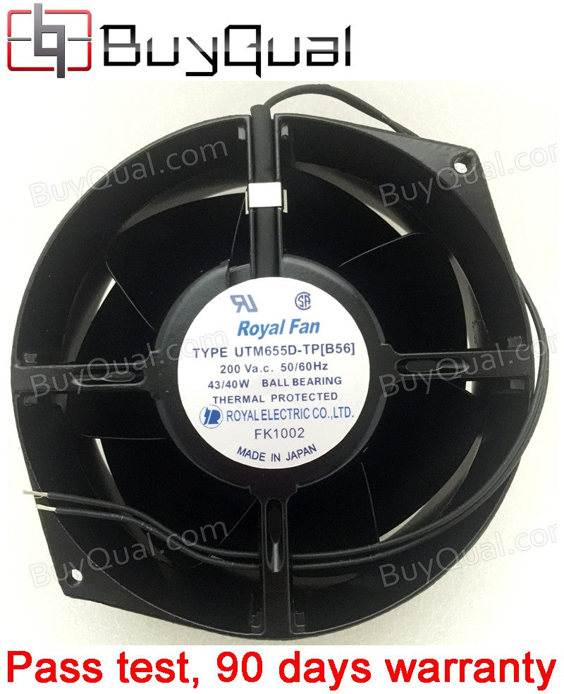 ROYAL UTM655D-TP(B56) UTM655D-TP[B56] 200V 43/40W 2wires cooling fan