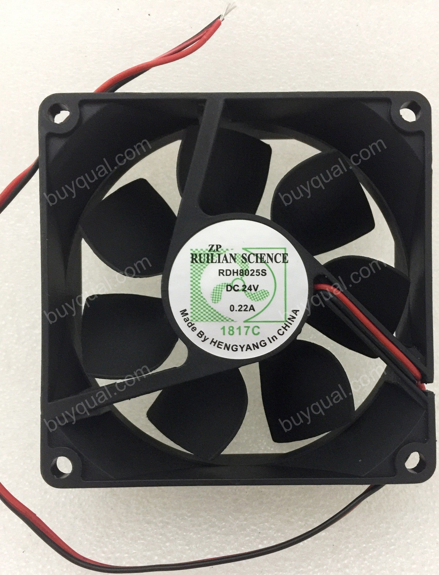 RUILIAN RDH8025S 24V 0.22A 12V 0.17A 12V 0.35A 2wires cooling Fan