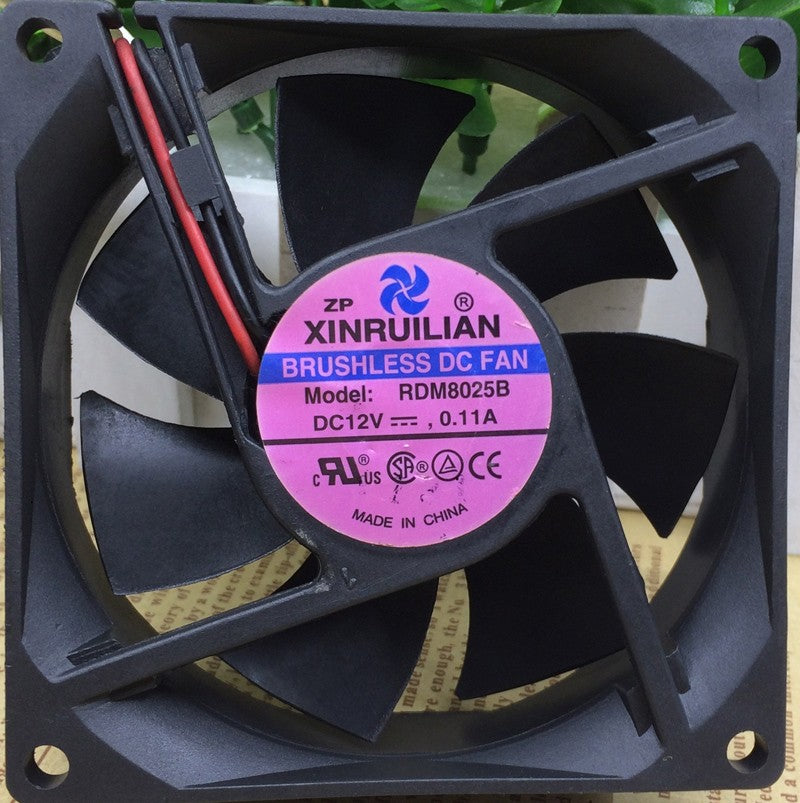 RUILIAN RDM8025B 12V 0.11A 2wires cooling fan