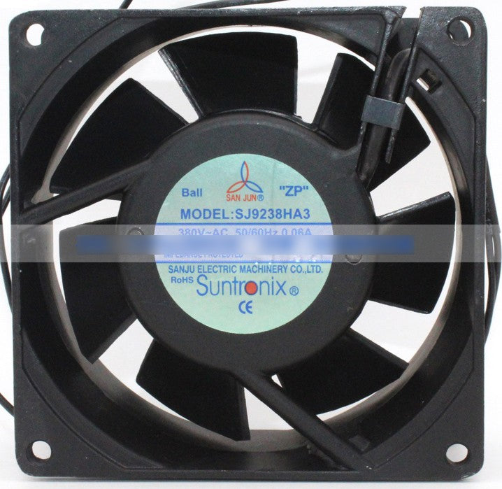 SANJU SJ9238HA3 380V 0.06A 9/15W 2wires Cooling Fan
