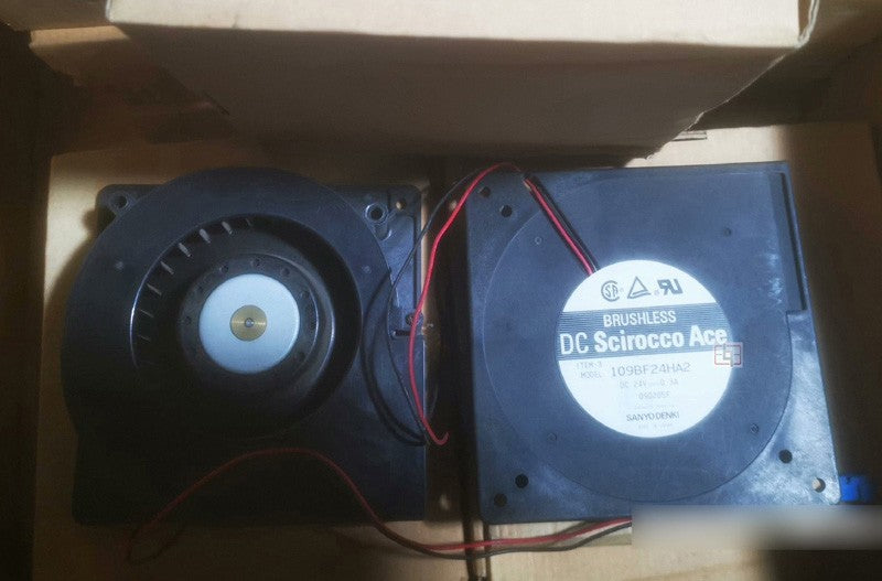 Sanyo 109BF24HA2 24V 0.3A 2wires Cooling Fan