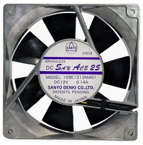 SANYO 109E1212M401 12V 0.45A 3wires cooling fan