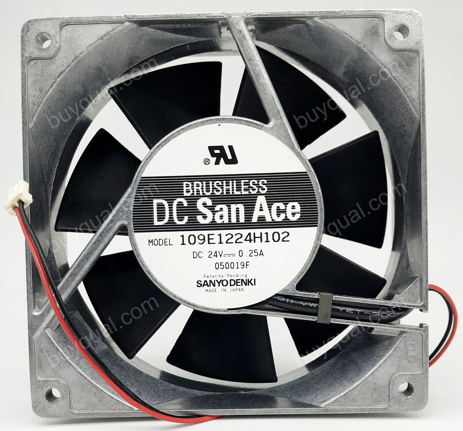 Sanyo 109E1224H102 24V 0.25A 2wires Cooling Fan