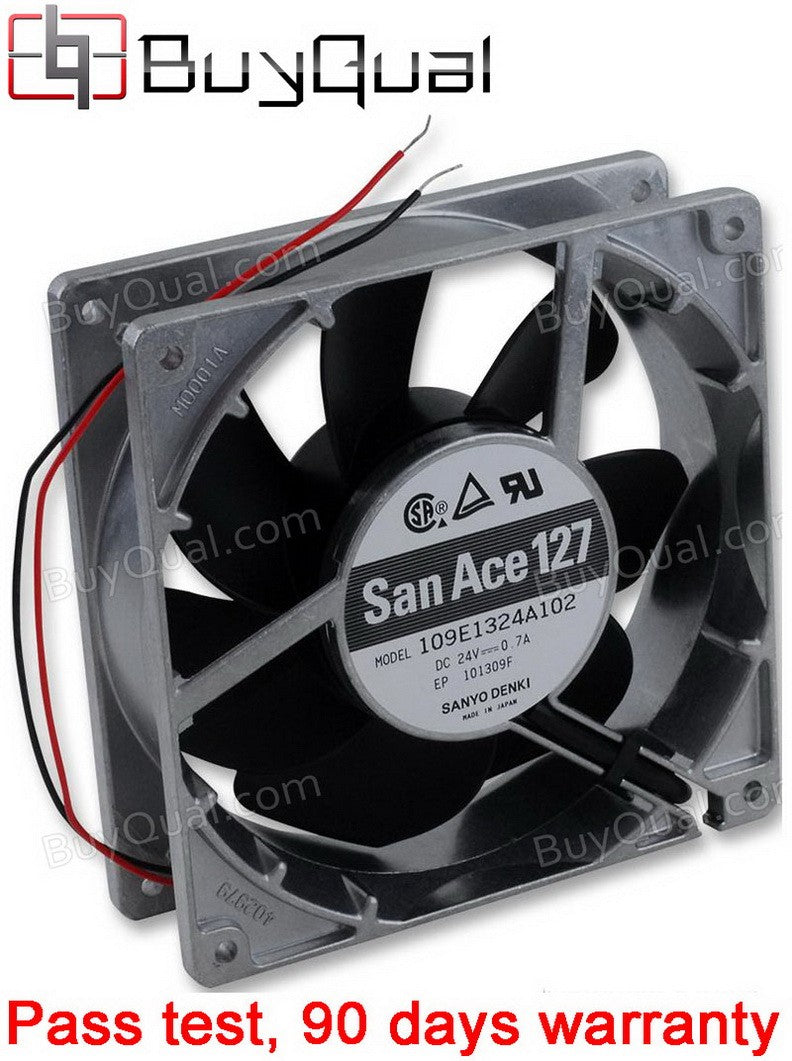 Sanyo 109E1324A102 24V 0.7A 2wires Cooling Fan