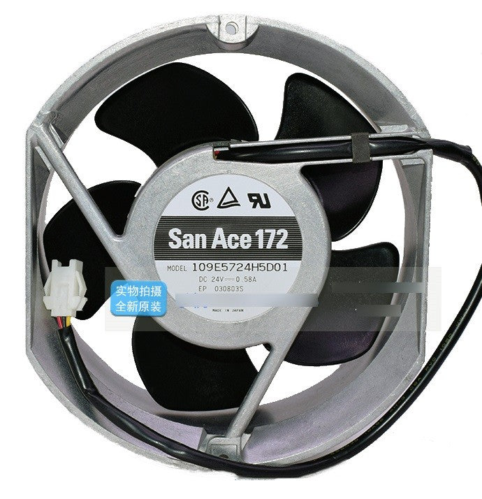 Sanyo 109E5724H5D01 24V 0.58A 3wires Cooling Fan