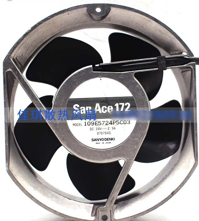 Sanyo 109E5724P5C03 24V 2.3A 3wires Cooling Fan