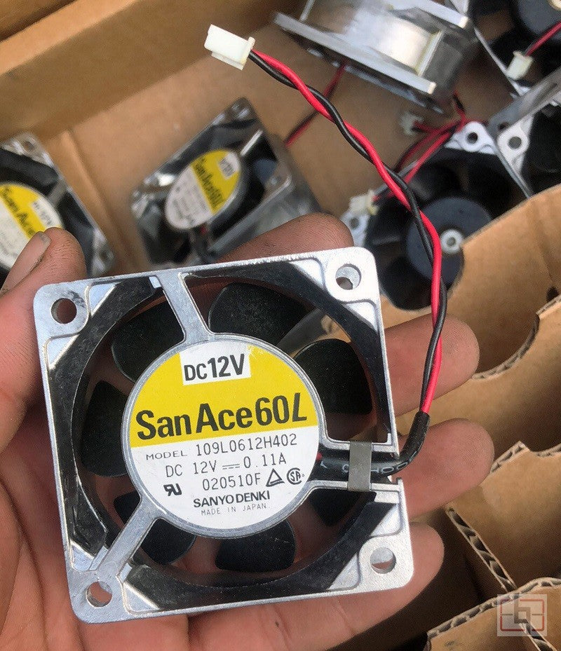 Sanyo 109L0612H402 12V 0.11A 1.32W 2wires Cooling Fan