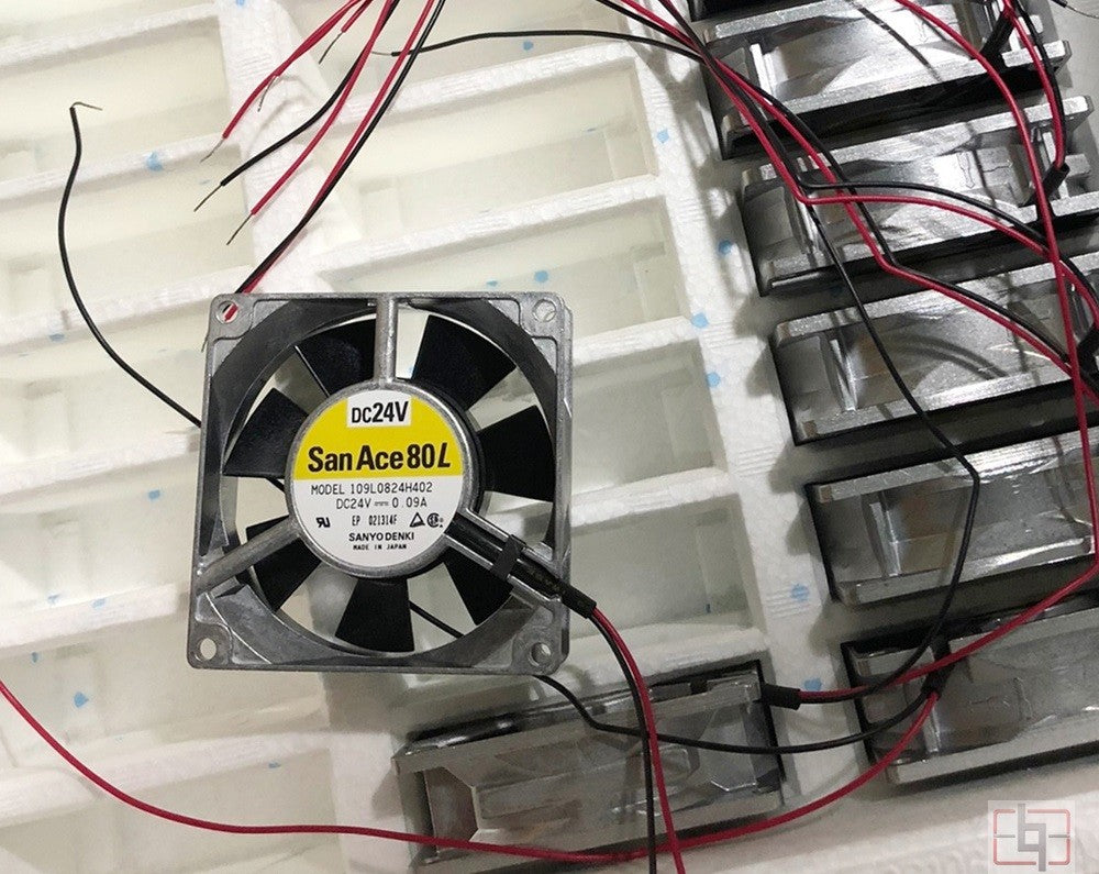 Sanyo 109L0824H402 24V 0.09A 2wires Cooling Fan