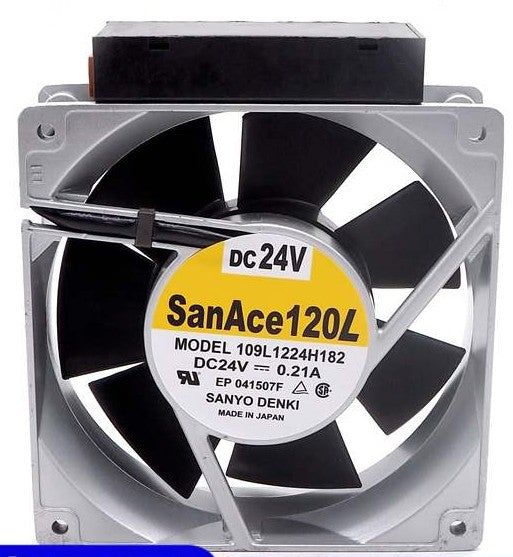 Sanyo 109L1224H182 24V 0.21A 3wires Cooling Fan