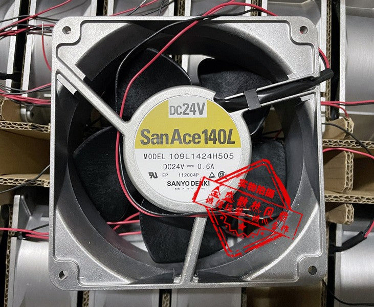 Sanyo 109L1424H505 24V 0.6A 14.4W 2wires Cooling Fan